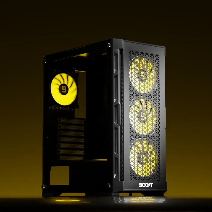 Boost Casing Enclosure Pro Series P300 with 4 ARGB Fans Boost Casing Enclosure Pro Series P300 with 4 ARGB Fans